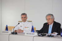 Almirante Fernando García Sánchez y Miguel Ángel Aguilar