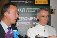 Francisco Martínez y el Almirante Fernando García Sánchez