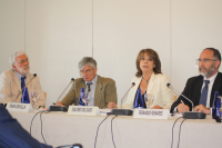 Pierre Conesa, Fran Sevilla, Dolores Delgado y Fernando Reinares