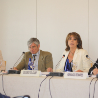 Pierre Conesa, Fran Sevilla, Dolores Delgado y Fernando Reinares