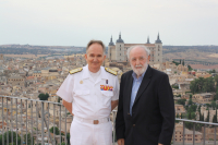 Almirante Juan Francisco Martínez Núñez y Diego Carcedo