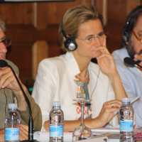 Fran Sevila, EnikoGyori y Ramón Pérez Maura