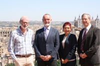Jesús Núñez Villaverde, Jean-Pierre Filiu, Ana Bosch y Joost Hiltermann