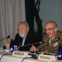 Diego Carcedo y el General Fernando Alejandre
