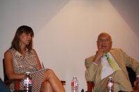 Sandrine Morel y José Manuel García Margallo