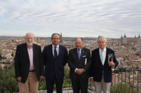 Diego Carcedo, Juan Alfonso Ruiz Molina, Félix Sanz Roldán y Miguel Ángel Aguilar