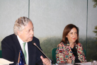 Miguel Ángel Aguilar y Margarita Robles