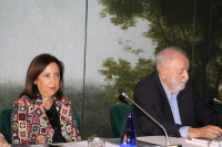 Margarita Robles y Diego Carcedo