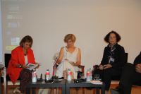 Cristina Gallach, Aurora Mínguez y Ana Placio