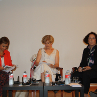 Cristina Gallach, Aurora Mínguez y Ana Placio