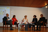 Ponentes de la segunda sesión "Tribalización, sentido de pertenencia y emociones para la juventud"