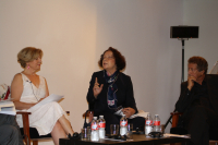 Aurora Mínguez, Ana Palacio y Sami Naïr